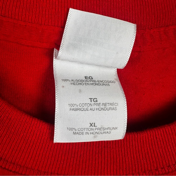 Clay Aiken Independent Tour 2004 Red Graphic T-Shirt Size XL - Picture 3 of 7